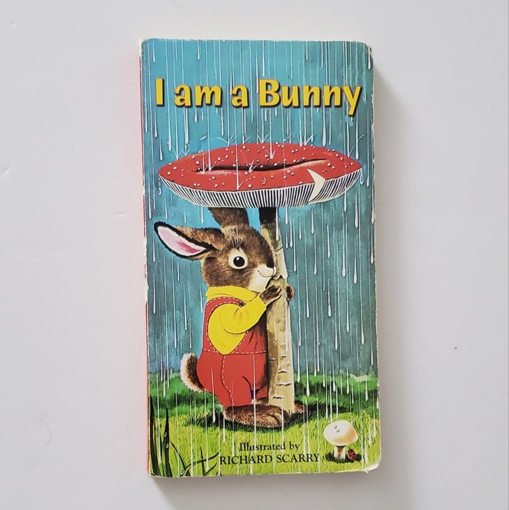 Vintage 1963 I Am a Bunny HC Children's Golden Sturdy Book